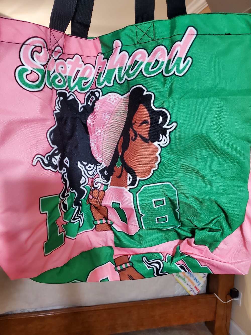 Women’s Pink & Green Sisterhood Tote-Inspired Bag